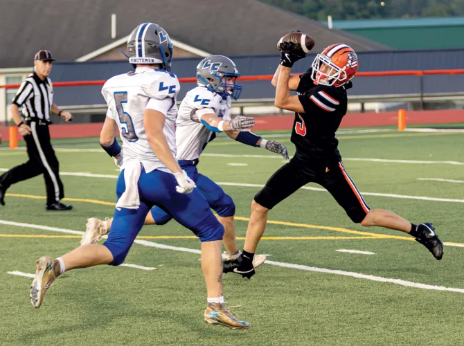 Elkins rolls past Lewis County for 50-0 victory